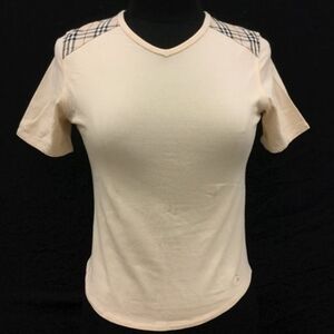 Women's Cream Short Sleeve Top